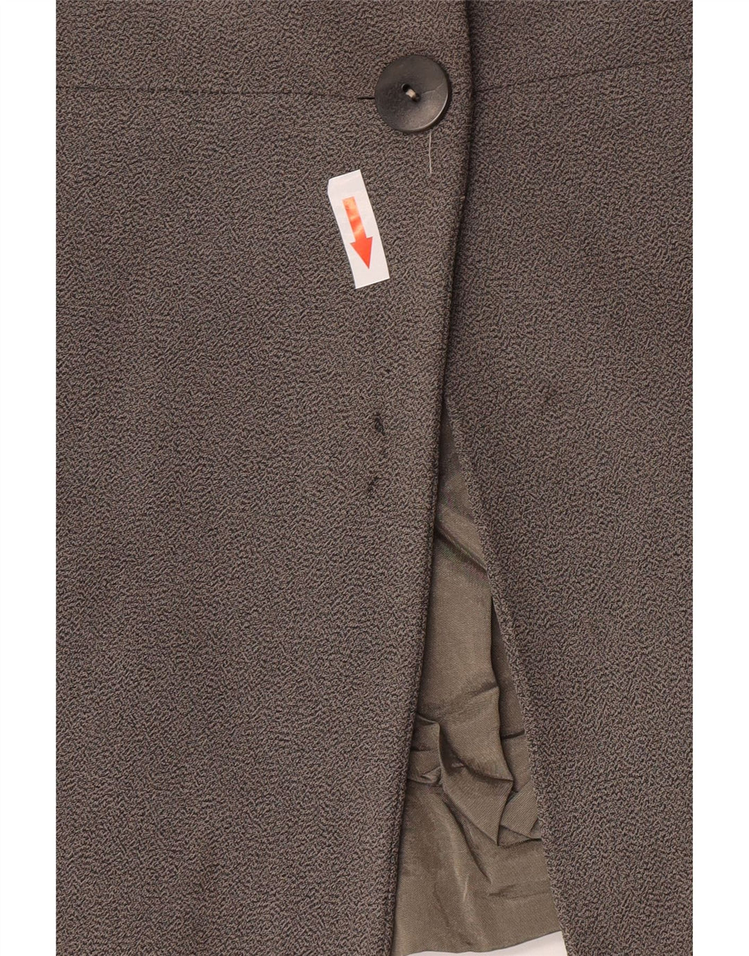 Jaqueta blazer feminina Marella com 2 botões Reino Unido 16 grande viscose cinza