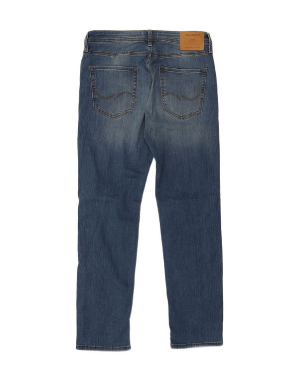 Jeans retos masculinos JACK & JONES W31 L32 algodão azul