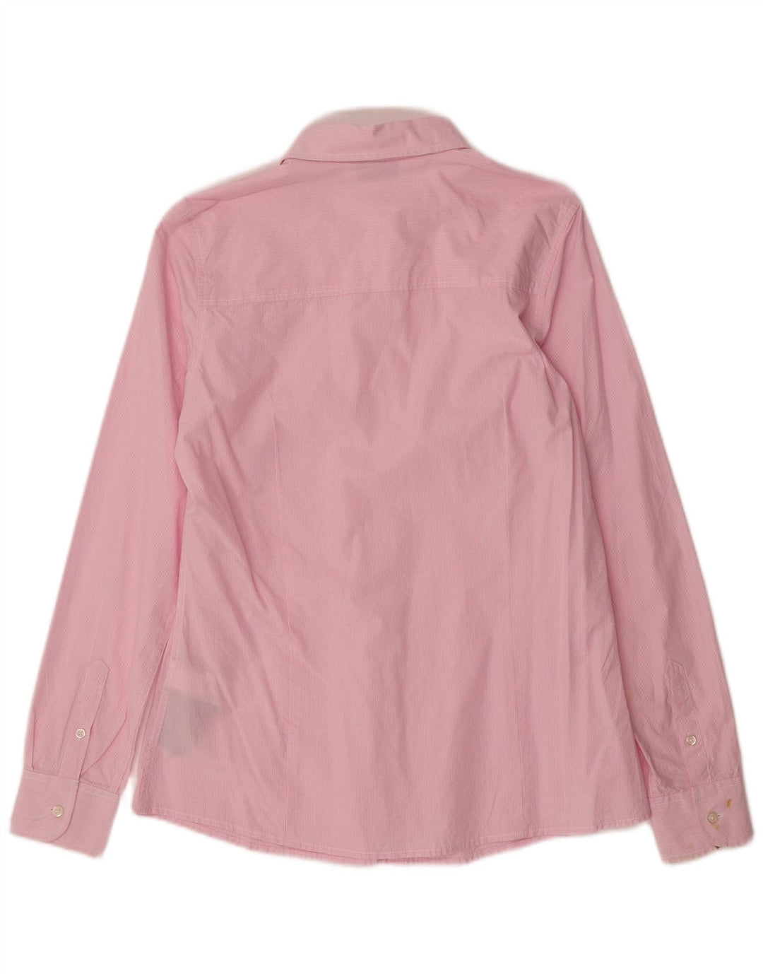 Camisa feminina KAPPA UK 10 pequeno algodão xadrez rosa