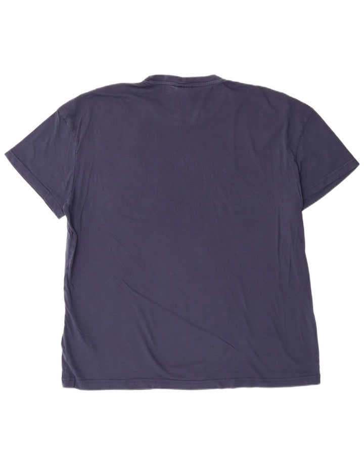 Camiseta masculina Kappa Top 2XL algodão azul marinho