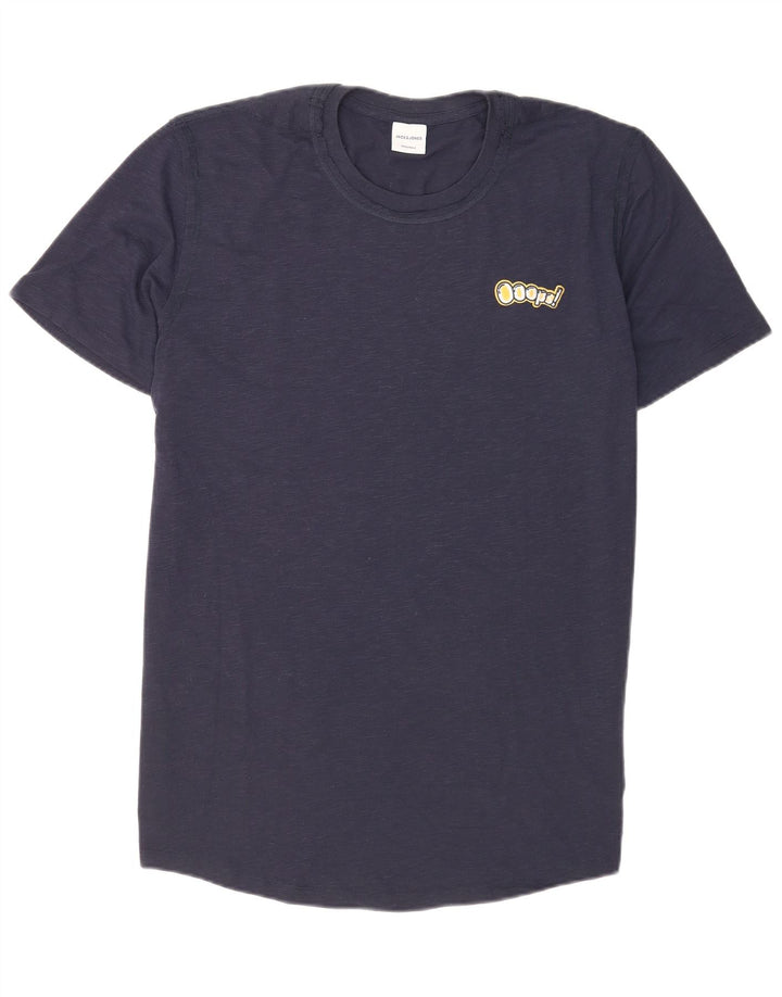 Camiseta masculina Jack & Jones Top XL azul marinho poliéster