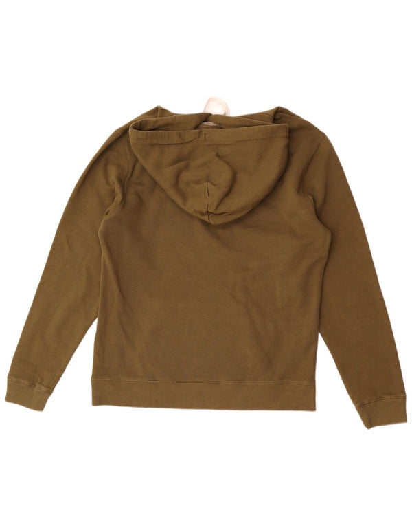 Jack Wills moletom com capuz gráfico masculino grande algodão cáqui