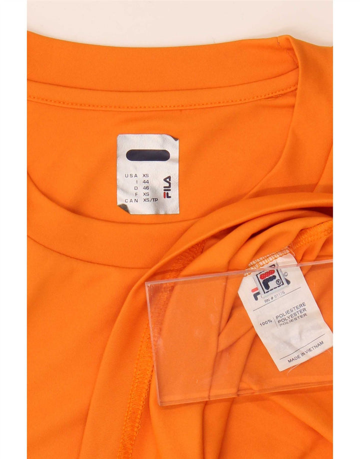 Camiseta masculina Fila Top IT 44 XS laranja poliéster