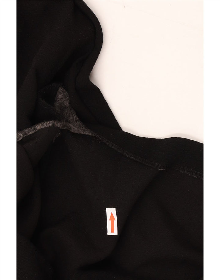 Sobretudo feminino superdimensionado Topshop UK 12 poliéster preto médio