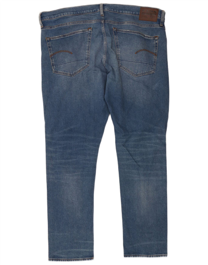 G-Star Masculino 3301 Slim Jeans W40 L32 Azul