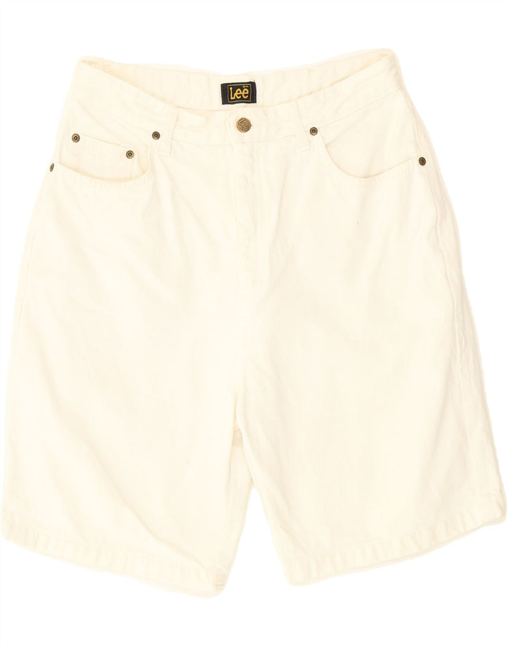 LEE Mens Casual Shorts W30 Medium  Off White Vintage Lee and Second-Hand Lee from Messina Hembry 