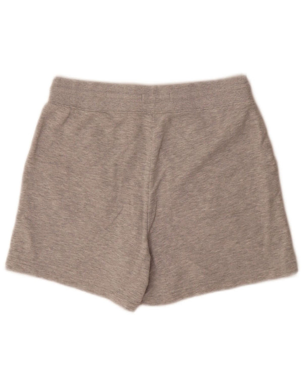 Shorts esportivos femininos Marks & Spencer Reino Unido 14 grande algodão manchado cinza