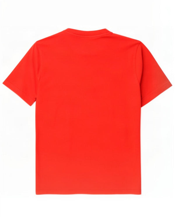 Adidas Mens Graphic T-Shirt Top Pequeno Algodão Vermelho