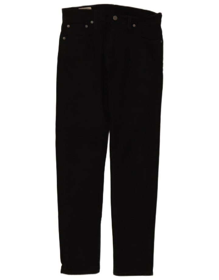 Jeans skinny masculino Levi's W29 L30 algodão preto