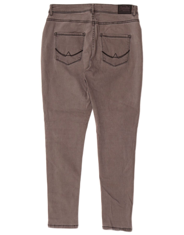 Superdry Womens Sophia Skinny Jeans W32 L28 Algodão Cinza