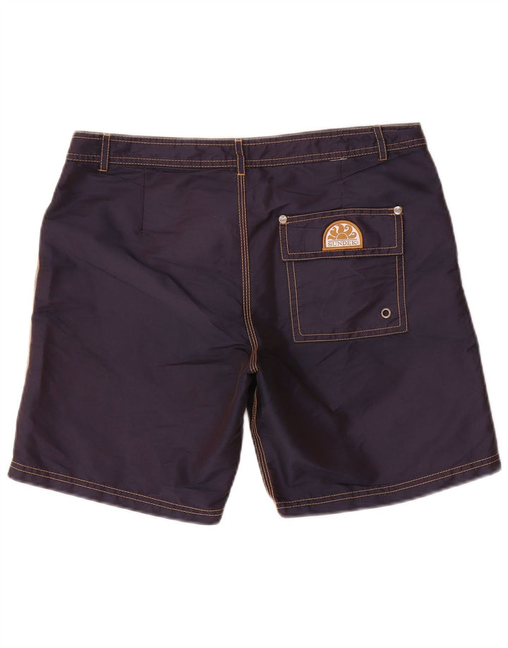 Shorts de natação masculino Sundek médio azul marinho poliéster