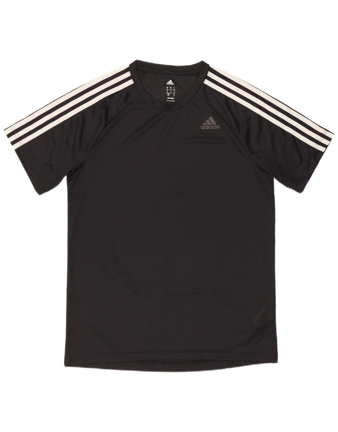 Adidas Camiseta Masculina Top Pequeno Preto Poliéster Esportivo