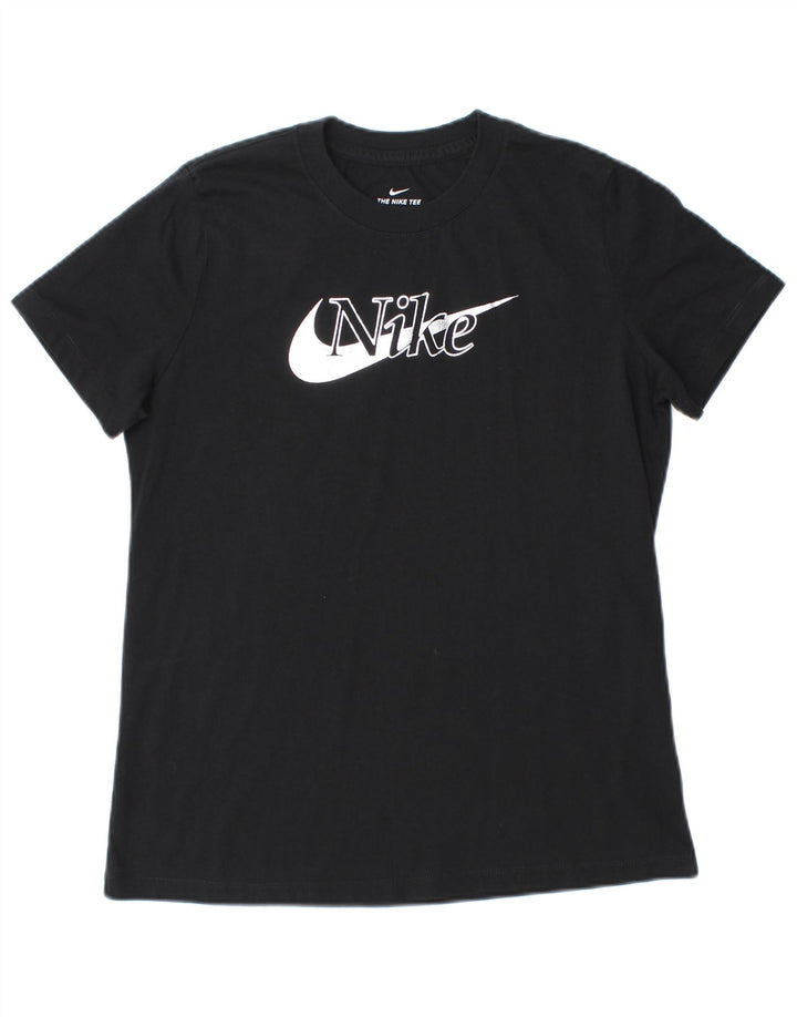 Camiseta Nike Feminina Graphic Top UK 12 Médio Preto