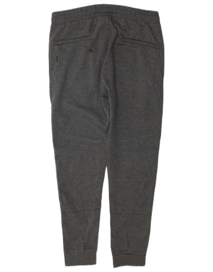 Zara Calça de treino masculina Joggers cinza médio poliéster