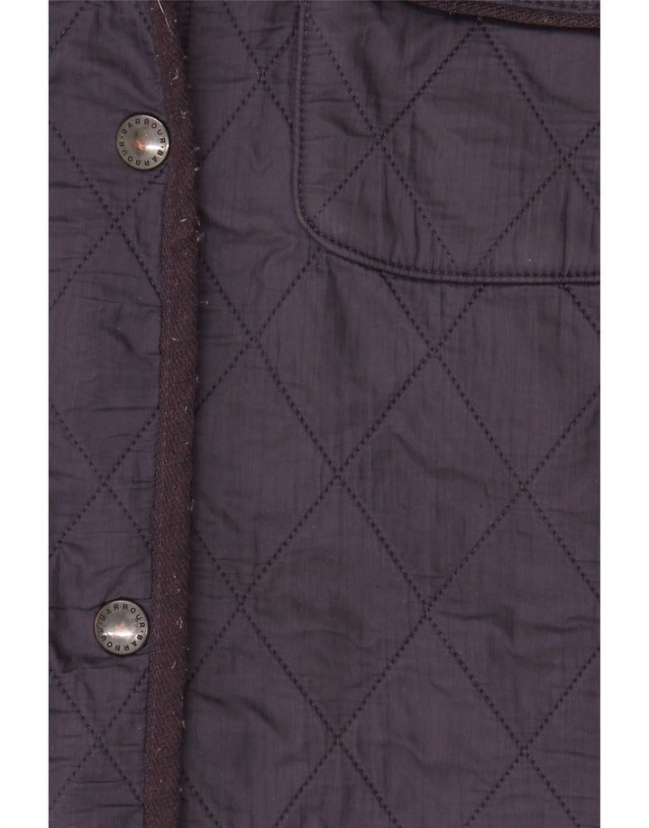 Jaqueta acolchoada feminina Barbour UK 16 grande azul marinho