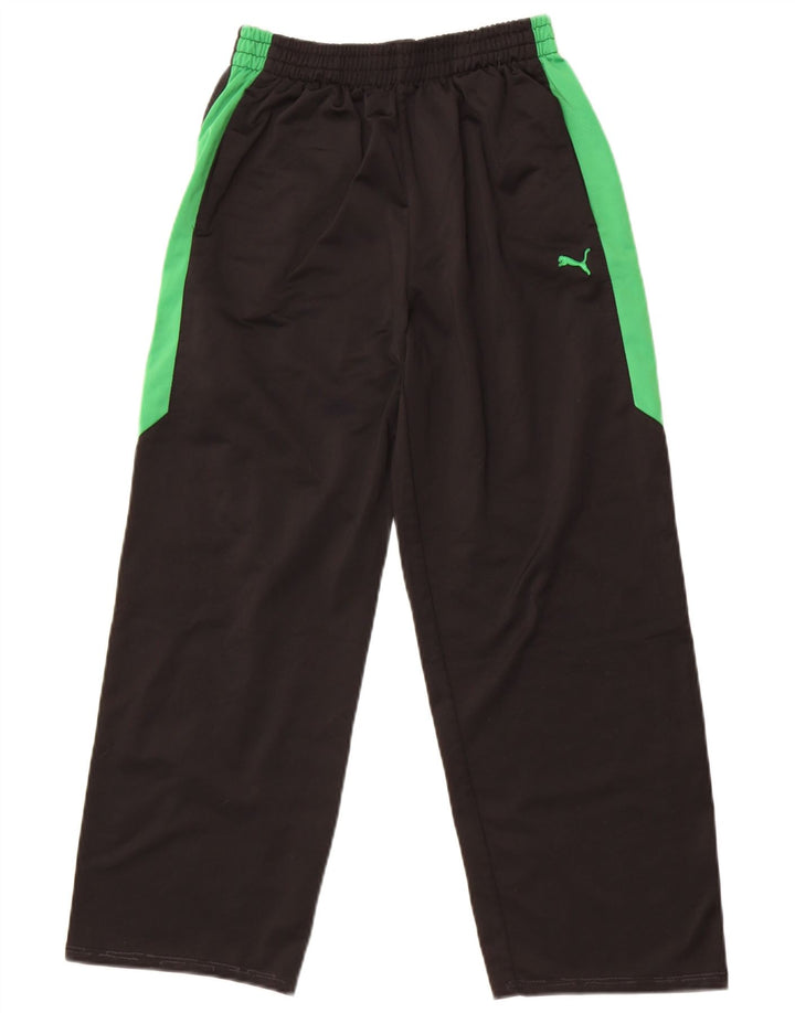 Calças de treino Puma Boys 13-14 anos preto colorblock poliéster