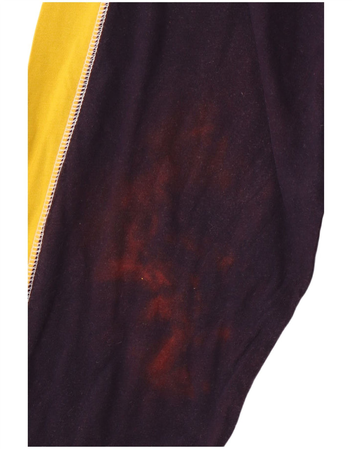 PUMA Masculino Top Manga Longa XL Azul Marinho Colourblock Esportes