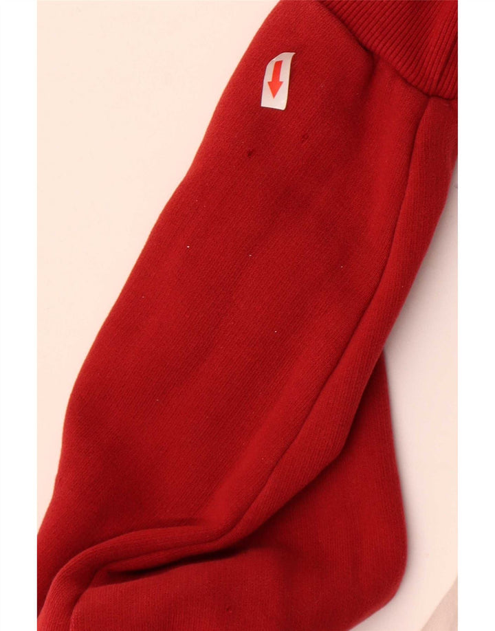 Datch Jaqueta masculina de agasalho gráfico grande de algodão colorido vermelho