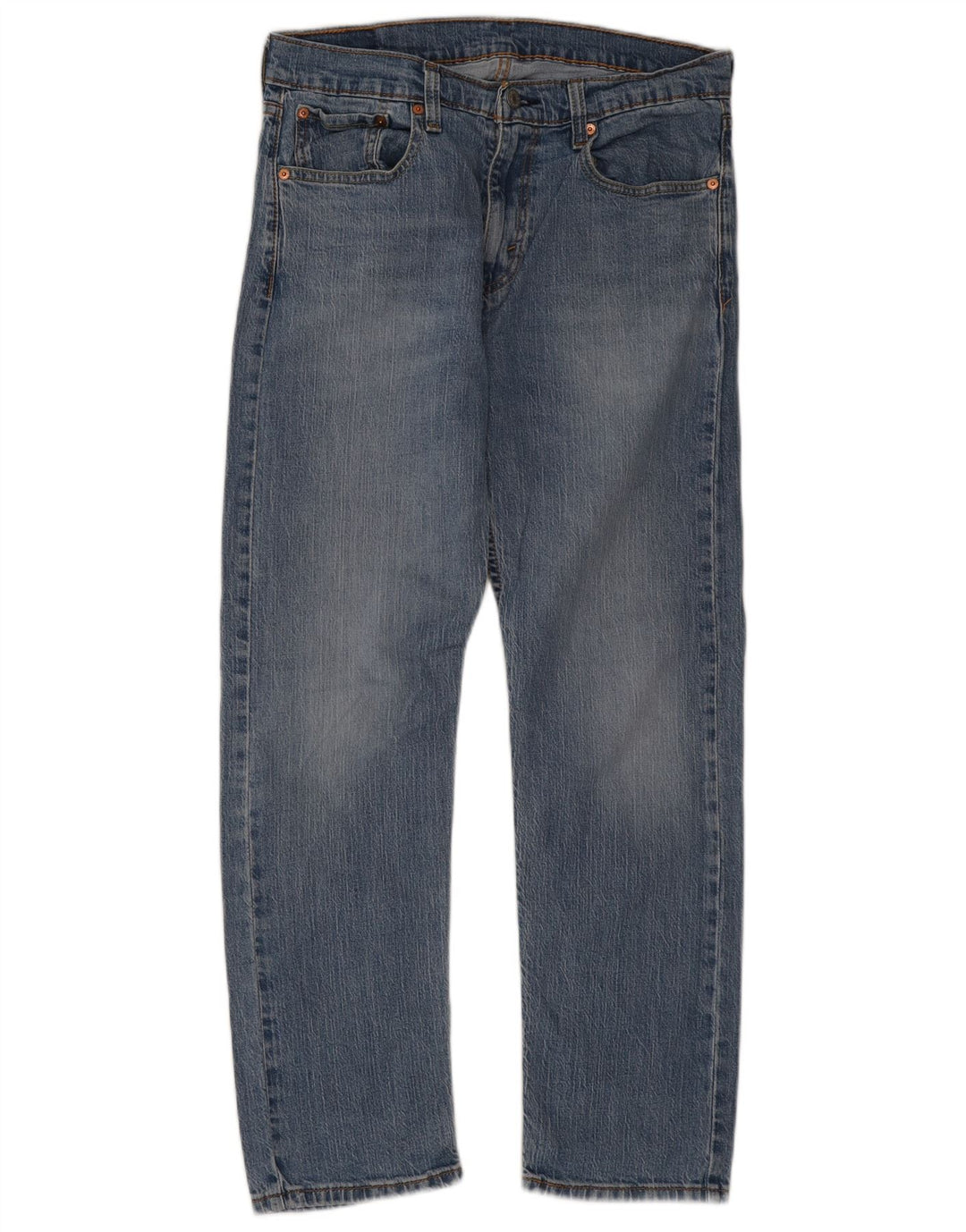Levi's Masculino 502 Tapered Jeans W32 L30 Azul Algodão