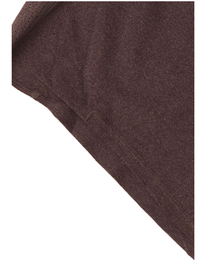 Camiseta masculina NIKE Top cinza médio colorblock poliéster