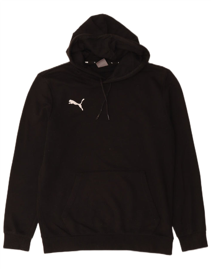 Puma Mens Hoodie Jumper Médio Algodão Preto