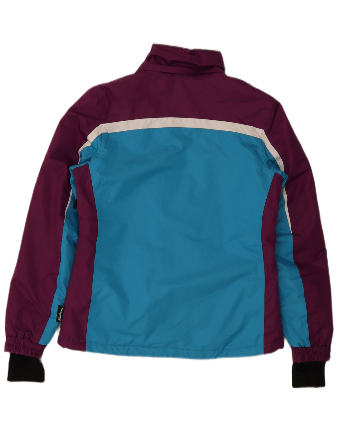 Jaqueta de esqui feminina Crivit UK 16 grande poliéster colorblock roxo