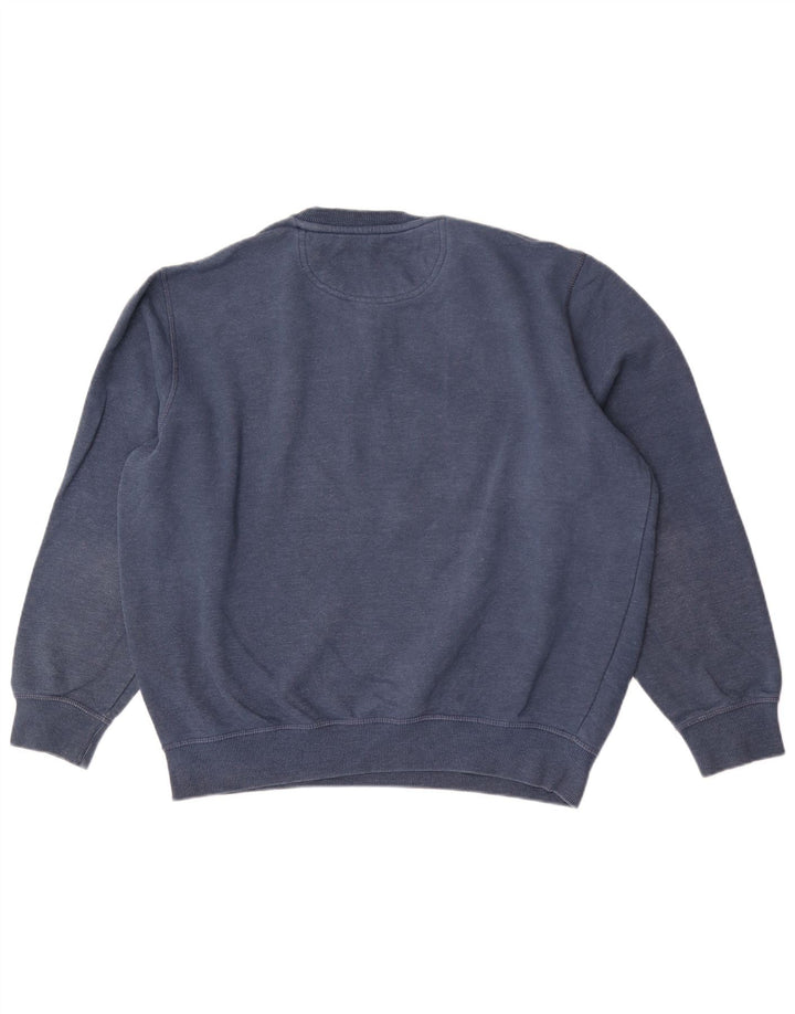 US Polo Assn. Moletom Masculino Jumper Grande Algodão Azul