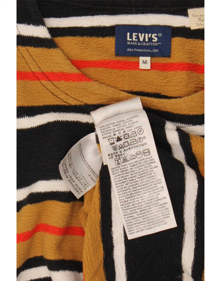 Blusa masculina Levi's manga longa média listrada multicolorida de algodão