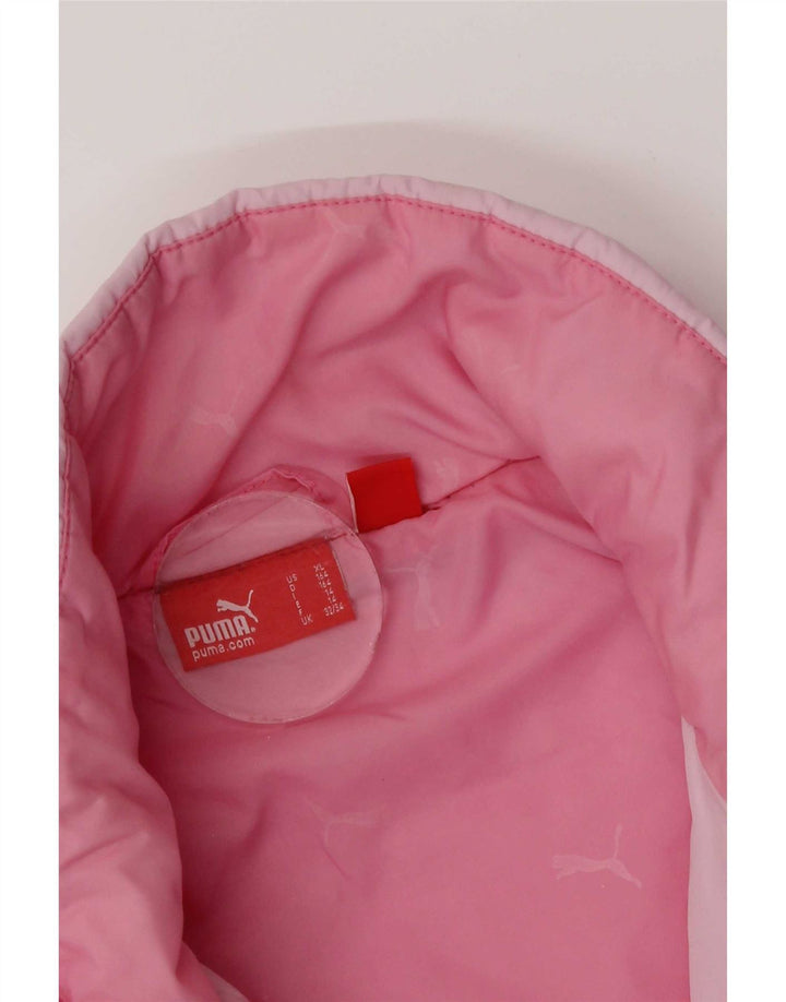 Jaqueta feminina Puma Graphic acolchoada 13-14 anos rosa