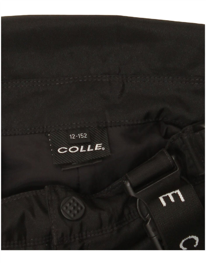 Calças de esqui COLLE Boys Graphic Dungarees 11-12 anos pretas