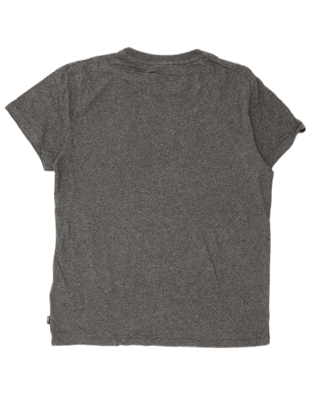Camiseta masculina Superdry Top cinza médio algodão