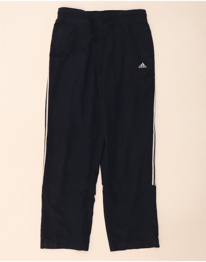Calças de treino femininas Adidas UK 12 médio azul marinho