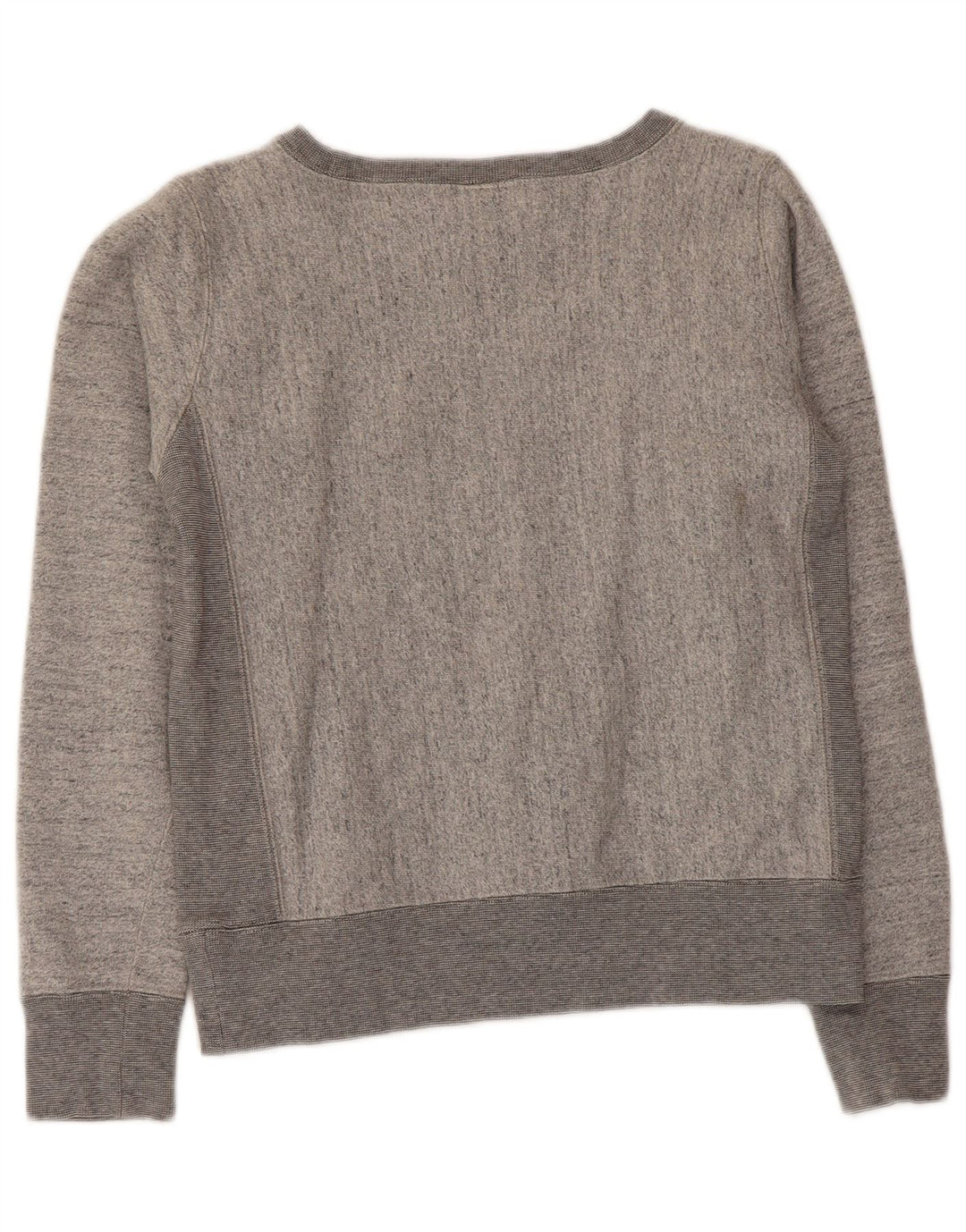 Champion moletom feminino jumper UK 10 pequeno cinza colorblock