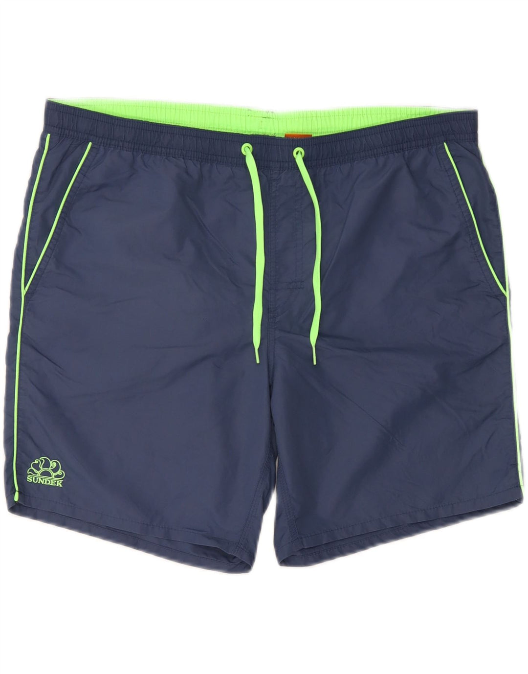 Shorts de natação masculino Sundek grande azul marinho nylon