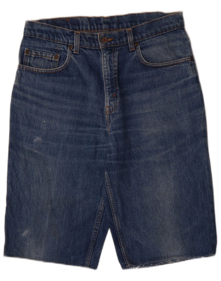 Shorts jeans masculino LEVI'S W34 grande algodão azul