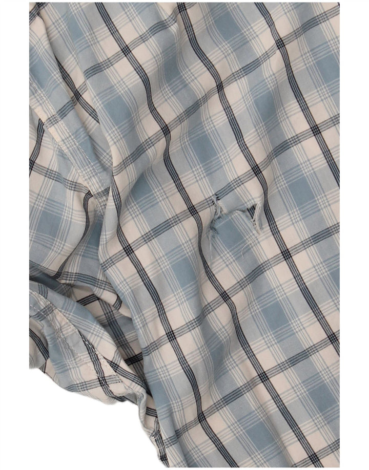 Camisa masculina Wrangler XL xadrez azul