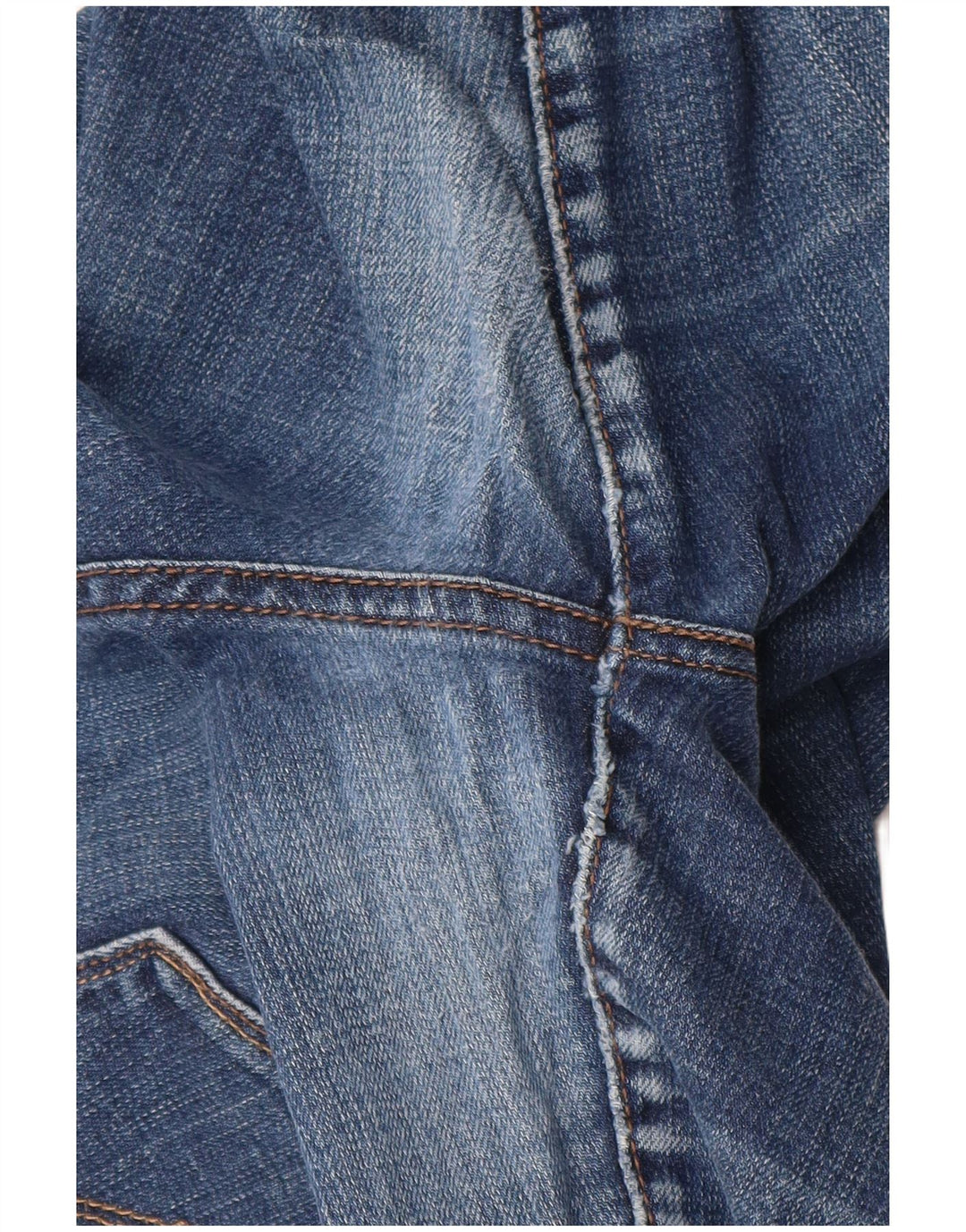 Calça jeans feminina Levi's 505 Straight W32 L32 azul algodão