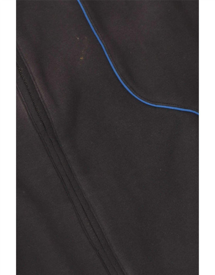 Adidas Mens Tracksuit Top Jacket UK 42/44 Grande Cinza Algodão