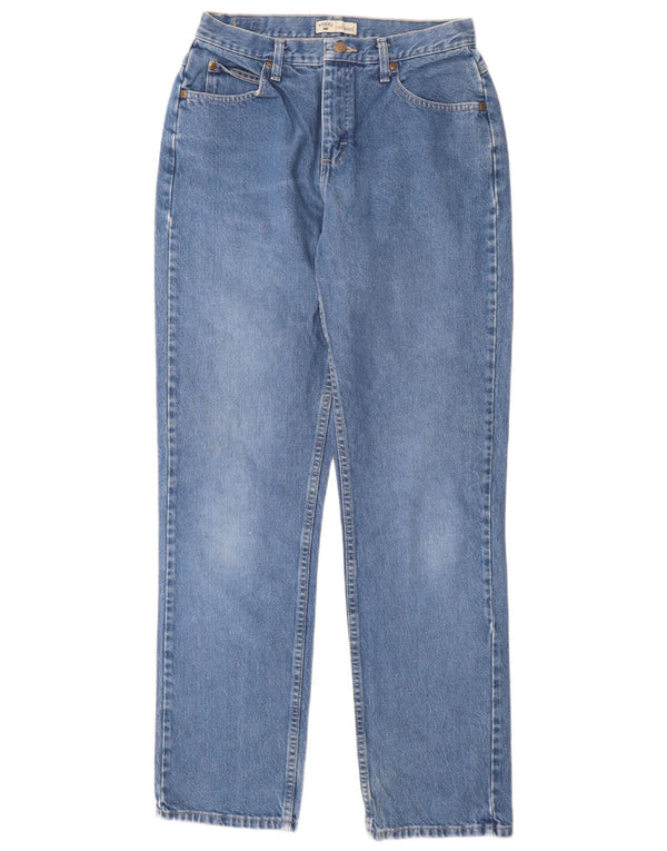Lee Womens Riders Jeans de cintura alta cônicos US 10 Grande W32 L34 Azul