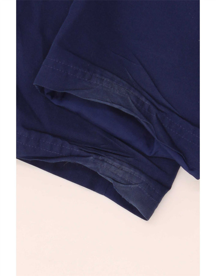 Calça de treino masculina Adidas médio azul marinho poliéster
