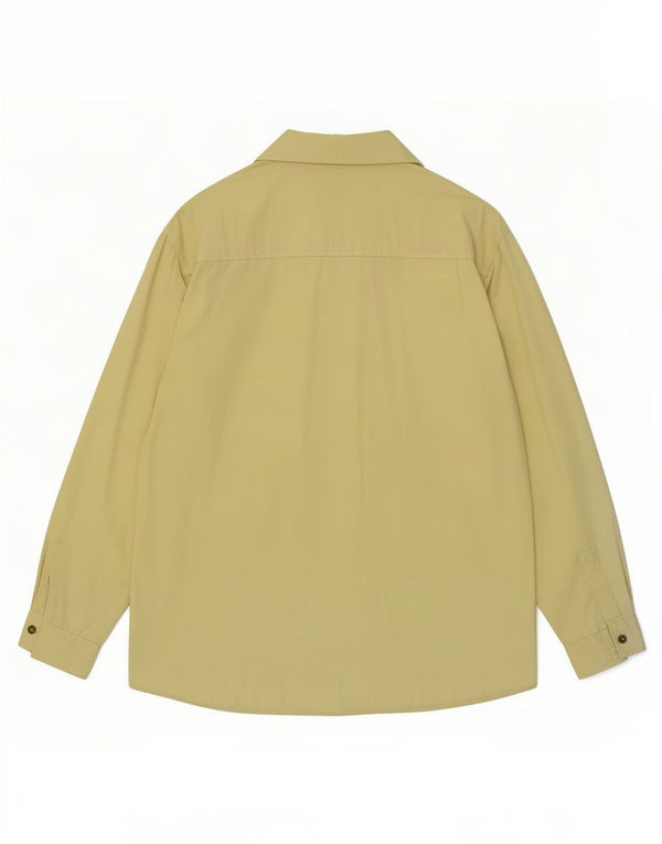 Camisa masculina Pepperino grande algodão amarelo