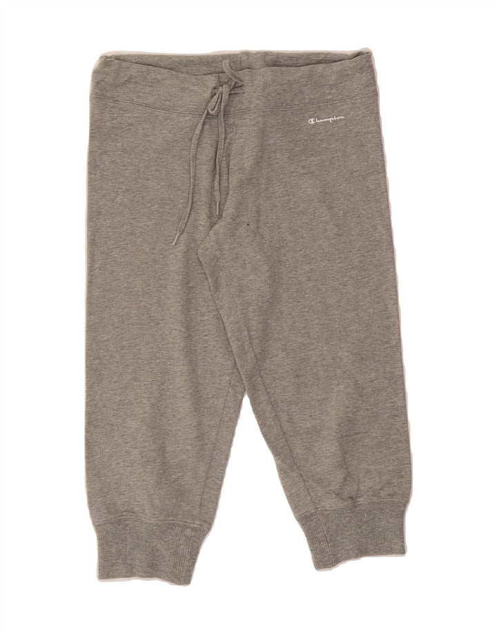 CHAMPION Womens Capri Tracksuit Trousers Joggers UK 10 Small  Grey Cotton Vintage Champion and Second-Hand Champion from Messina Hembry 