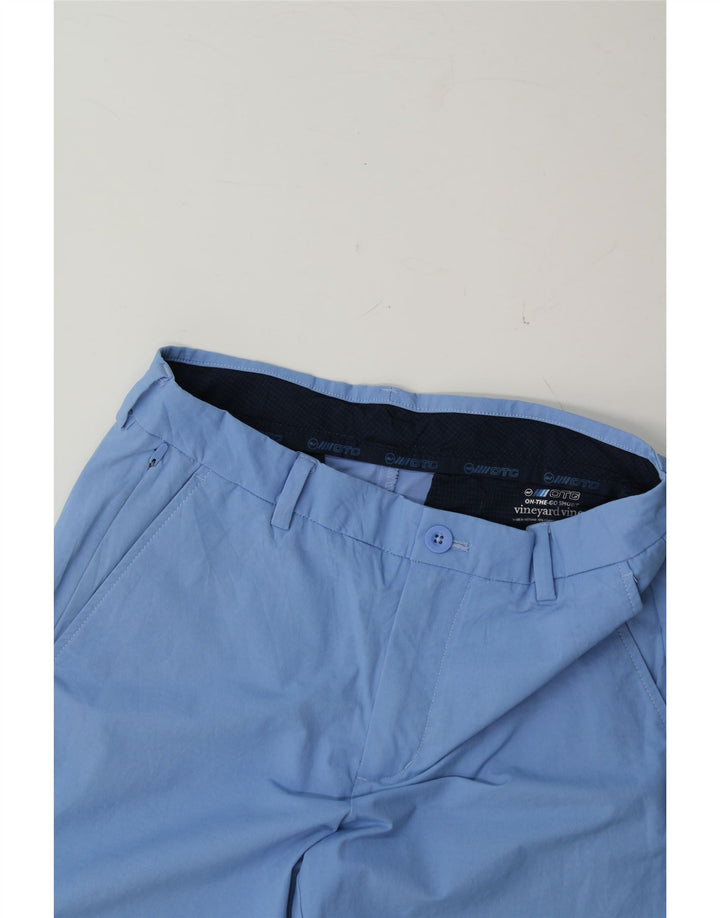 VINEYARD VINES Mens Chino Shorts W28 Small Blue Cotton Vintage Vineyard Vines and Second-Hand Vineyard Vines from Messina Hembry 