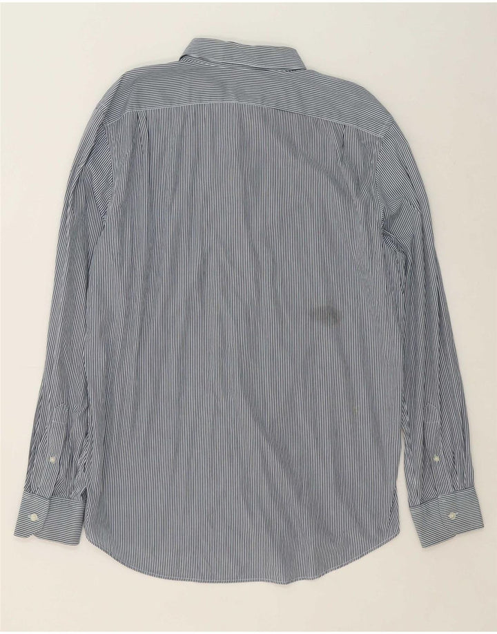 Camisa masculina GAP XL azul marinho listrado algodão