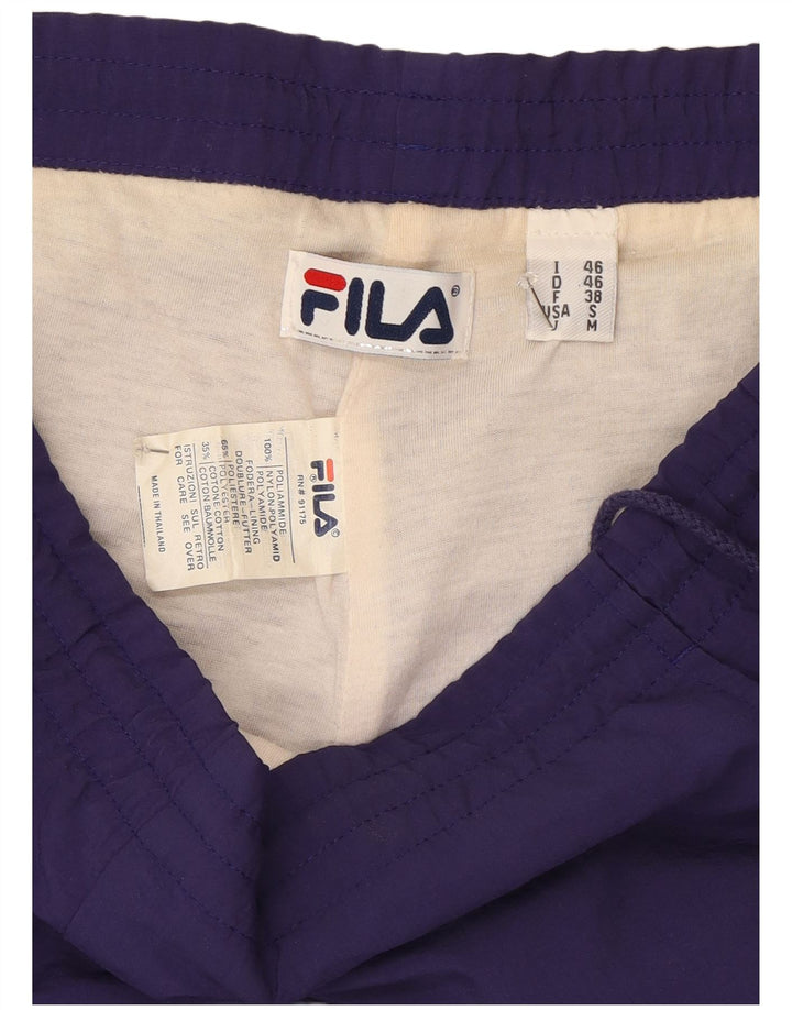 Calça de treino masculina Fila Joggers IT 46 Small Roxo Poliamida