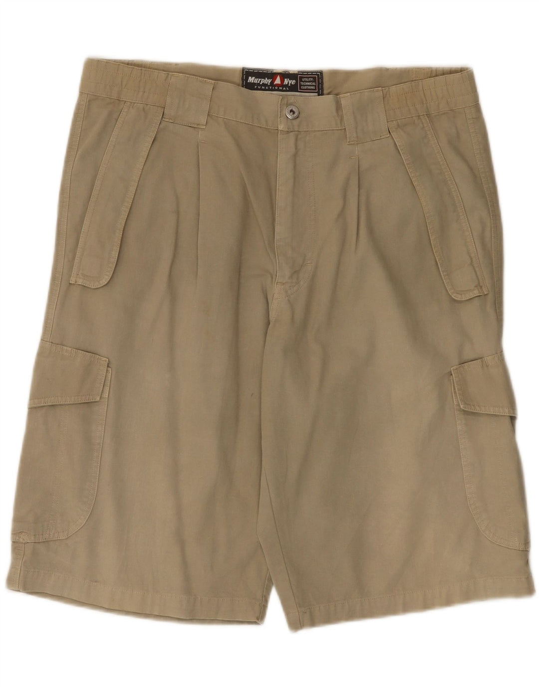 Shorts cargo masculino MURPHY & NYE W38 XL algodão bege