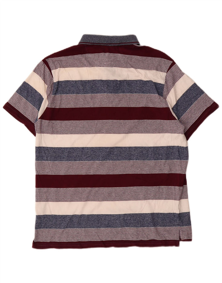 Camisa polo masculina Pierre Cardin Regular Fit média listrada multicolorida