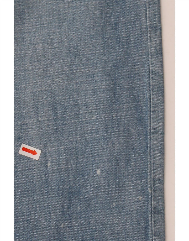 Versace Mens Straight Jeans IT 50 Grande W36 L37 Azul Algodão