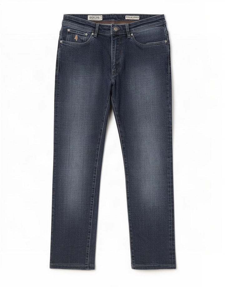 Marlboro Classics Masculino Regular Tapered Jeans W32 L28 Azul Marinho