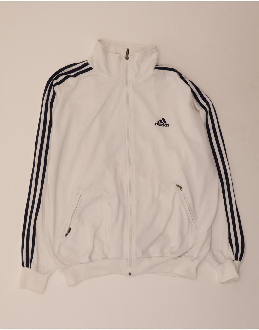 ADIDAS Mens Tracksuit Top Jacket UK 44/46 Grande Branco